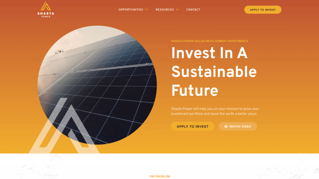 Shasta Power Manufacturing Website Design After
