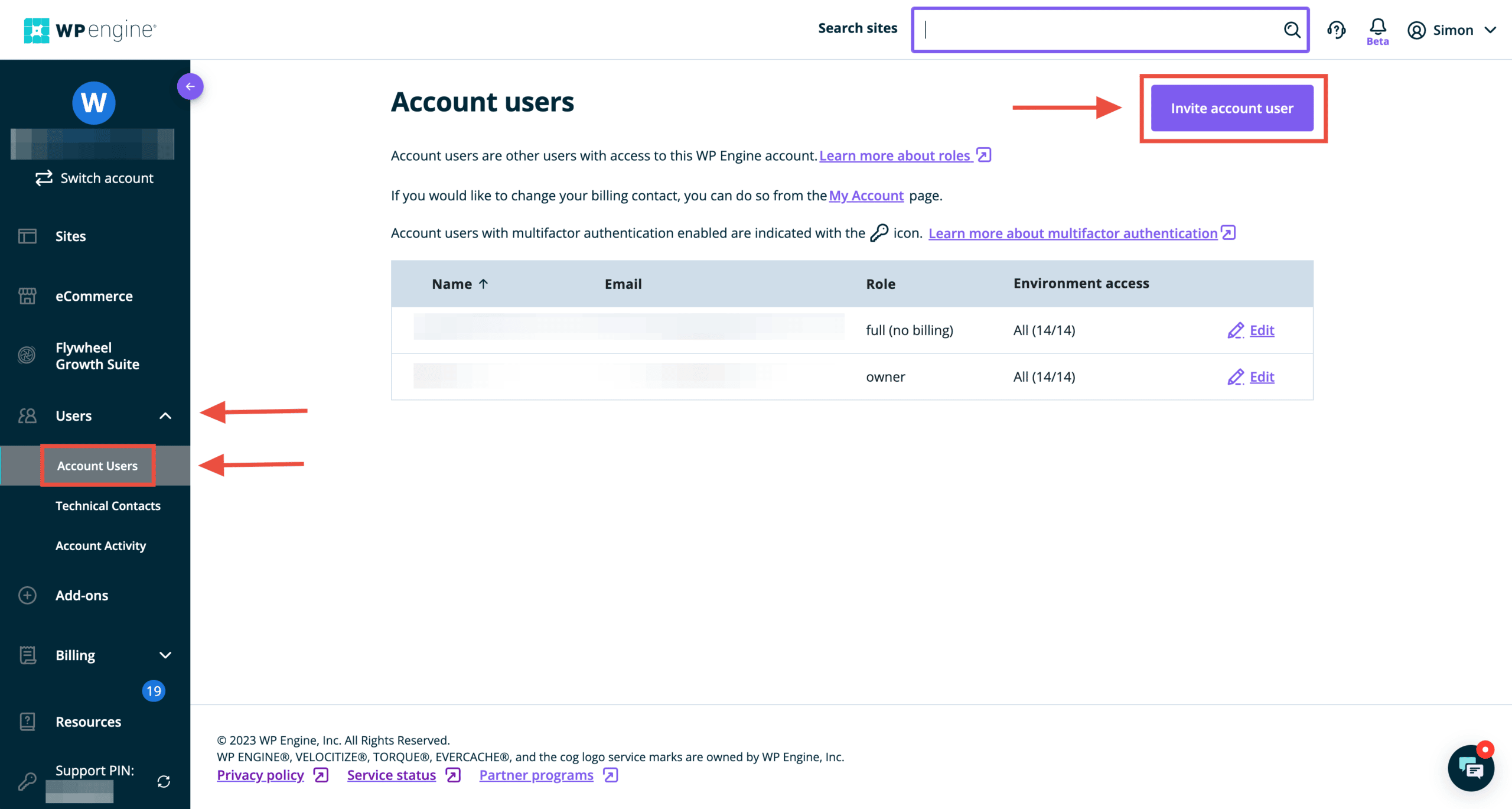 Sharing Access to Your  Account